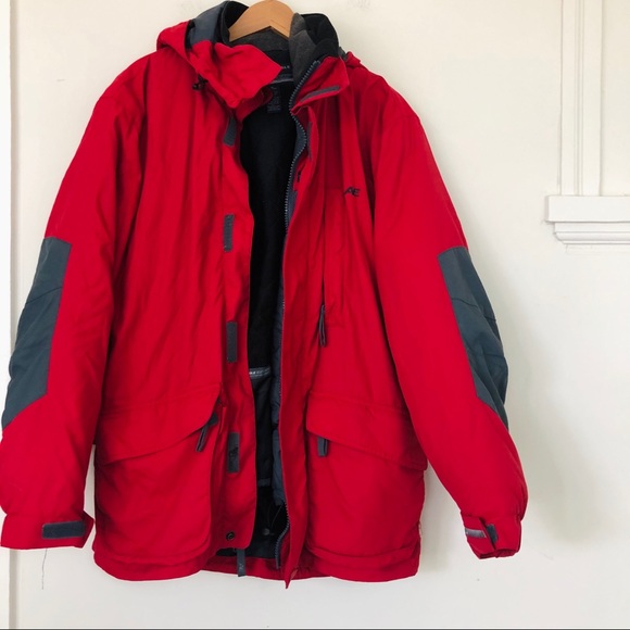 American Eagle Outfitters Jackets & Blazers - Vintage American Eagle Red Ski Jacket Winter Coat